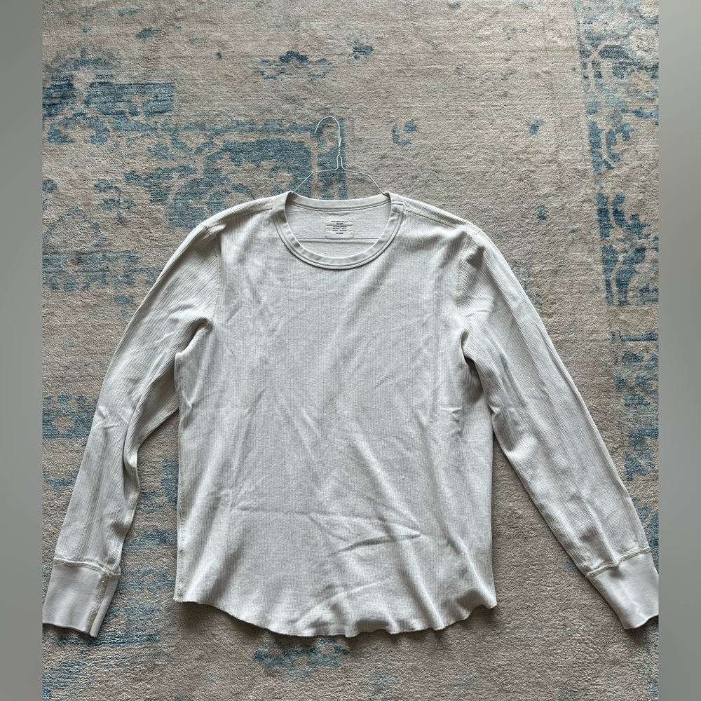 Buck Mason Vintage Thermal Surplus Tee Natural Large